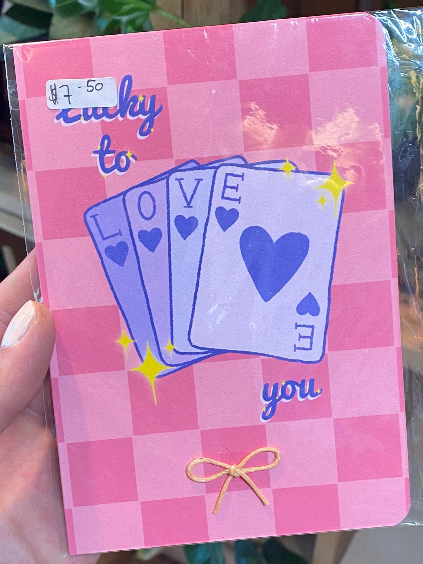 ‘Lucky to Love You’ card