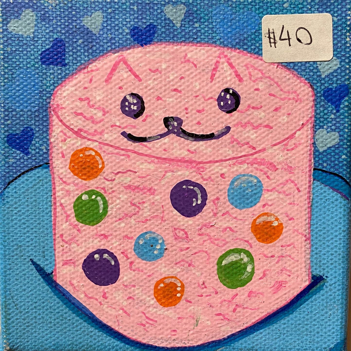 ‘Cat Cake’ canvas art