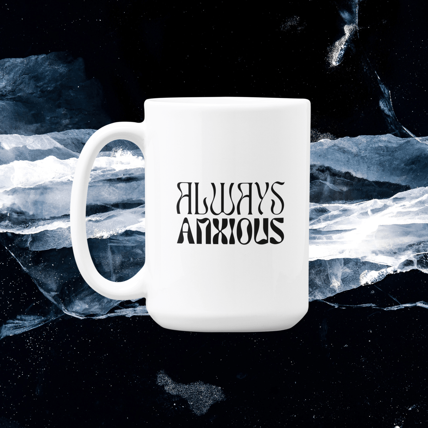 Plant Goals Plant Shop Always Anxious Mug | Black