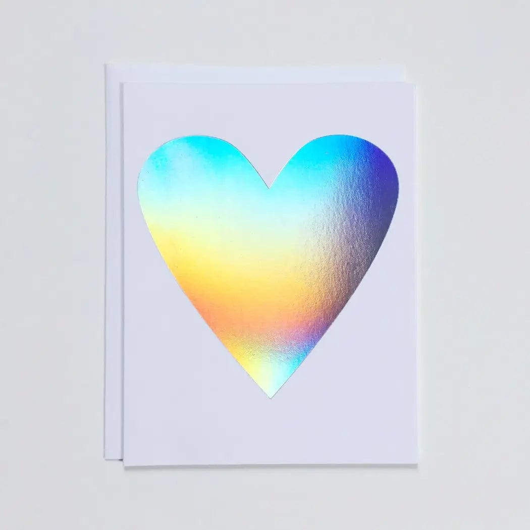 Plant Goals Plant Shop Hologram Heart Card