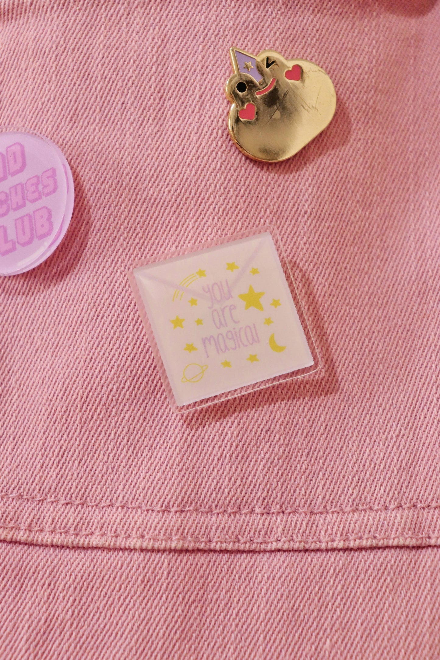 Plant Goals Plant Shop You are Magical Acrylic Pin