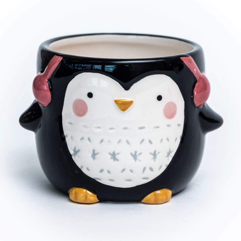 Plant Goals Plant Shop 3" Winter Penguin Potcover