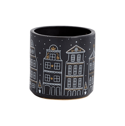 Plant Goals Plant Shop 4.25" Winter Night Potcover