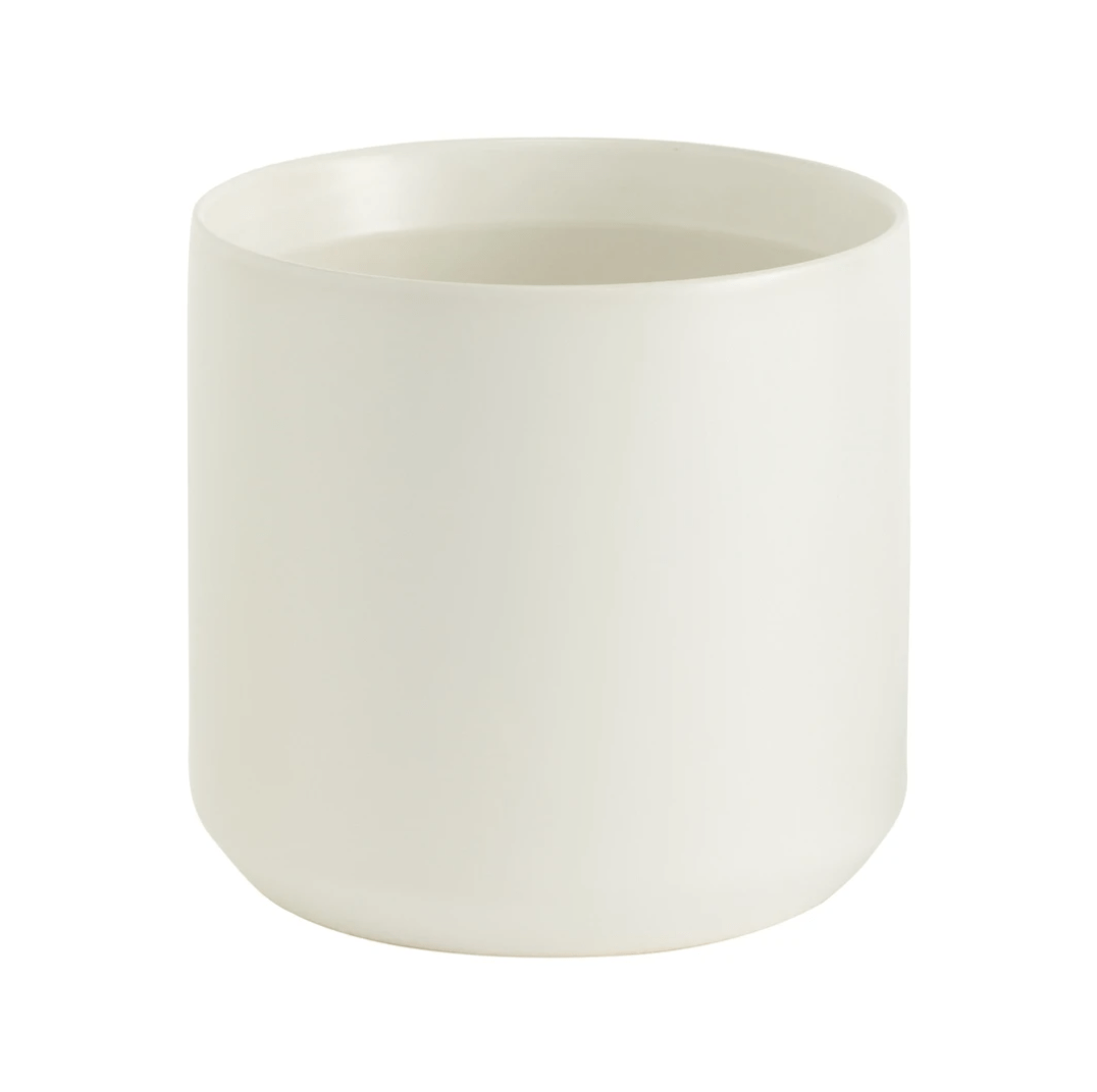 Plant Goals Plant Shop 4.75" x 4.5" Kendall Potcover | White
