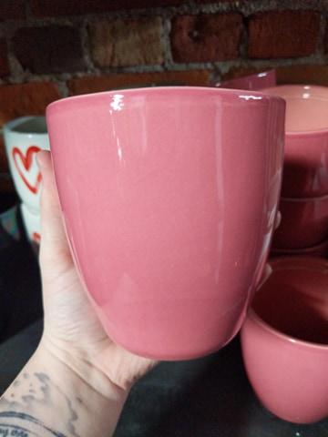 Plant Goals Plant Shop 4" Bolino Potcover | Raspberry