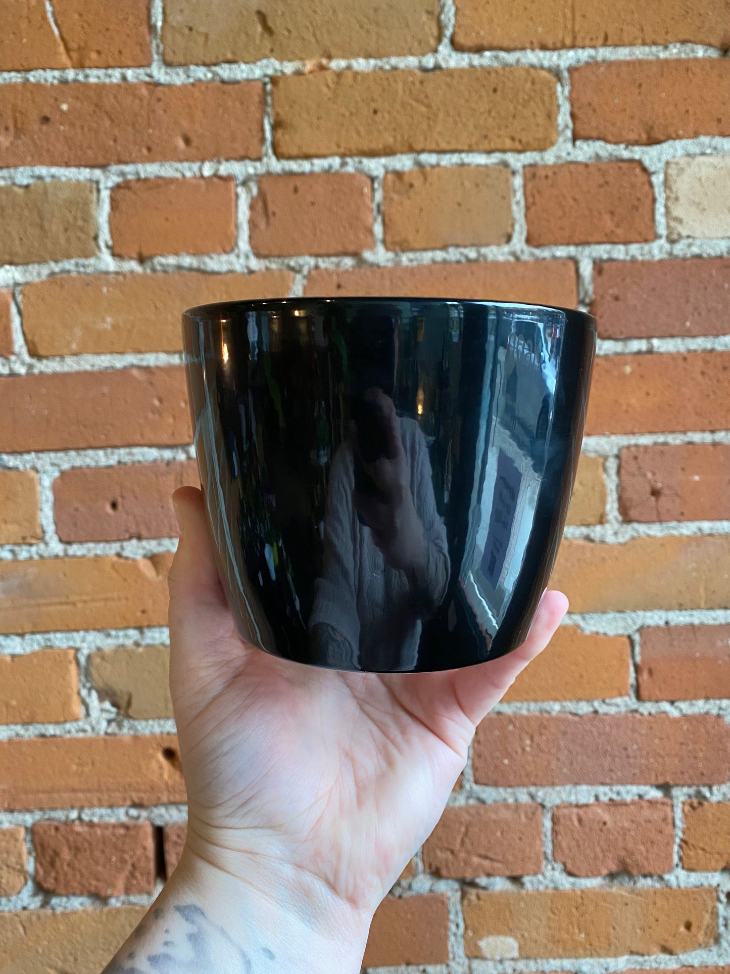 Plant Goals Plant Shop 4" Marlow Potcover | Black