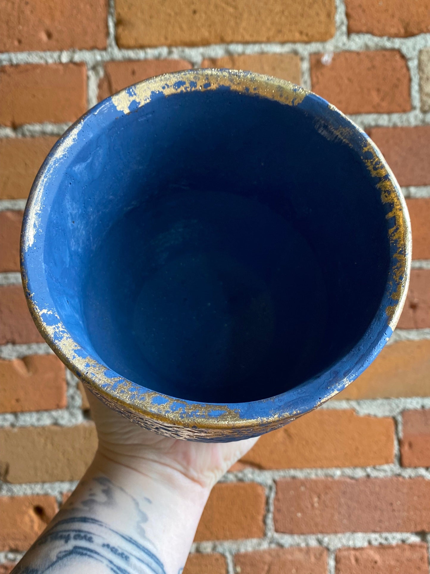Plant Goals Plant Shop 5" Ceren Potcover | Navy