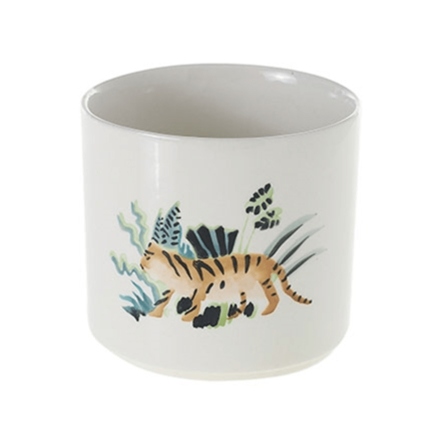 Plant Goals Plant Shop 5" x 4" Panthera Tiger Potcover