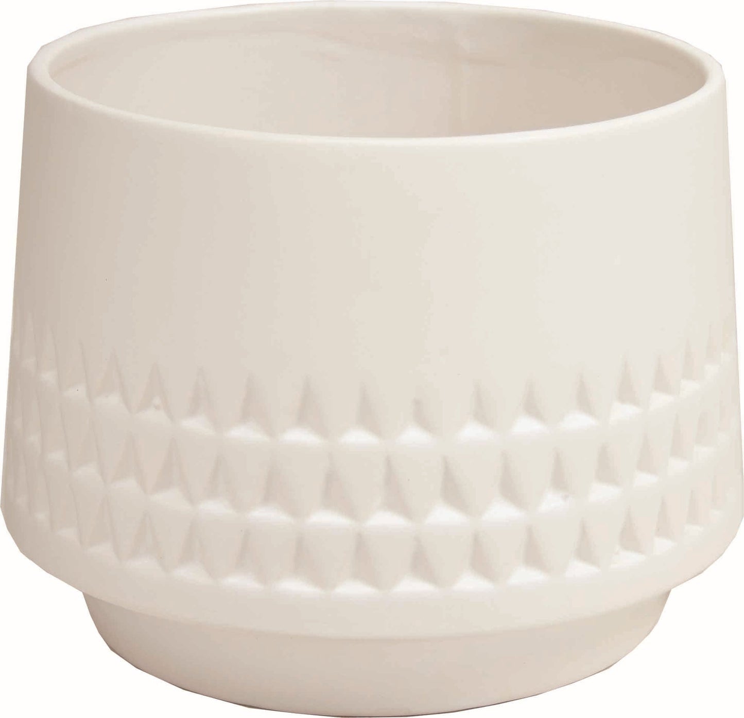 Plant Goals Plant Shop 6.5" Copenhagen Potcover | Matte White
