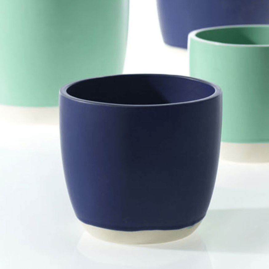 Plant Goals Plant Shop 7.5" Bumble Pot | Cobalt