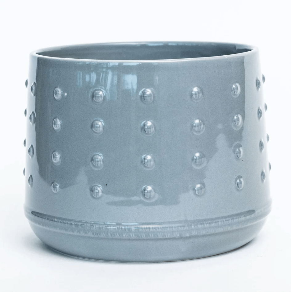 Plant Goals Plant Shop 7" Spotted Potcover | Grey