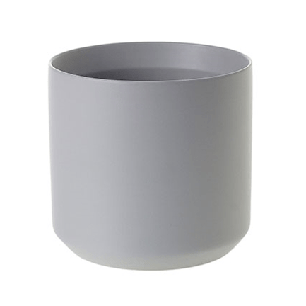 Plant Goals Plant Shop 7" x 6.75" Kendall Potcover | Grey