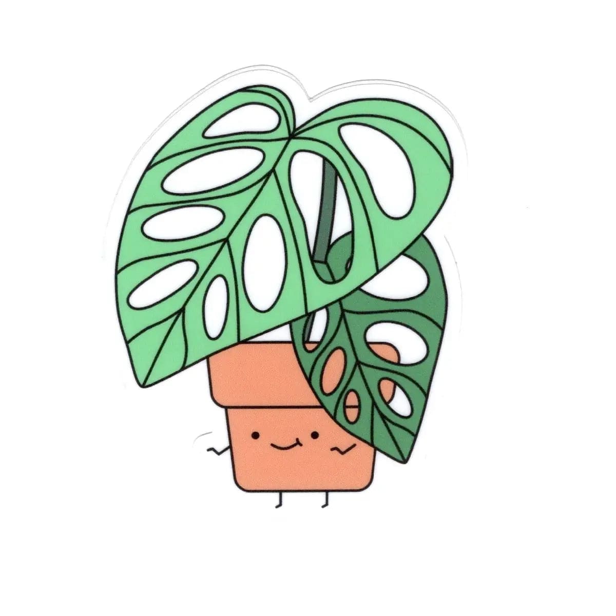 Plant Goals Plant Shop Monstera Adansonii | Vinyl Sticker