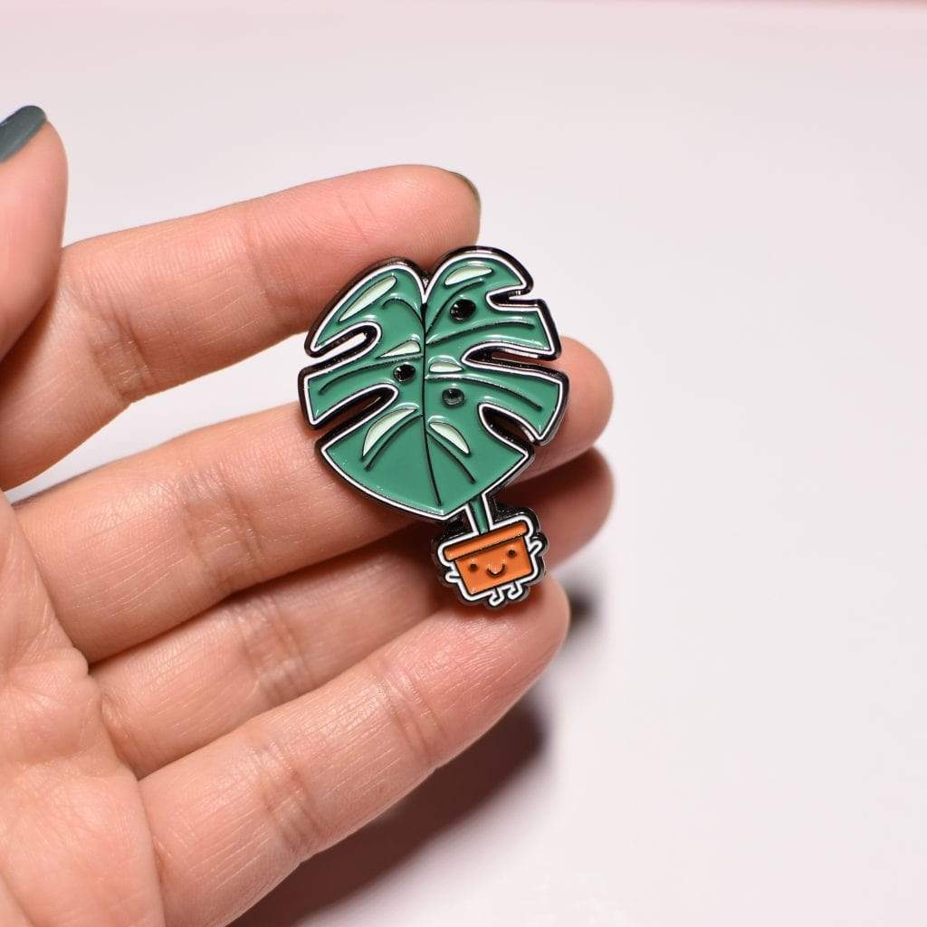 Plant Goals Plant Shop Monstera Soft Enamel Pin