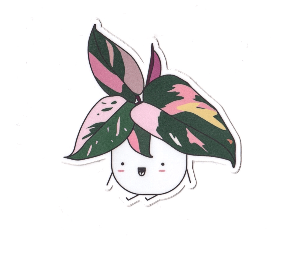 Plant Goals Plant Shop Pink Princess | Vinyl Sticker