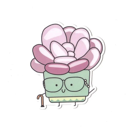 Plant Goals Plant Shop Succulent Granny | Vinyl Sticker