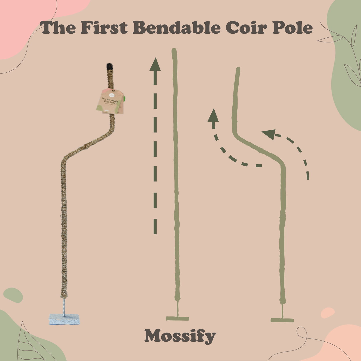 Plant Goals Plant Shop The Bendable Coir Pole™