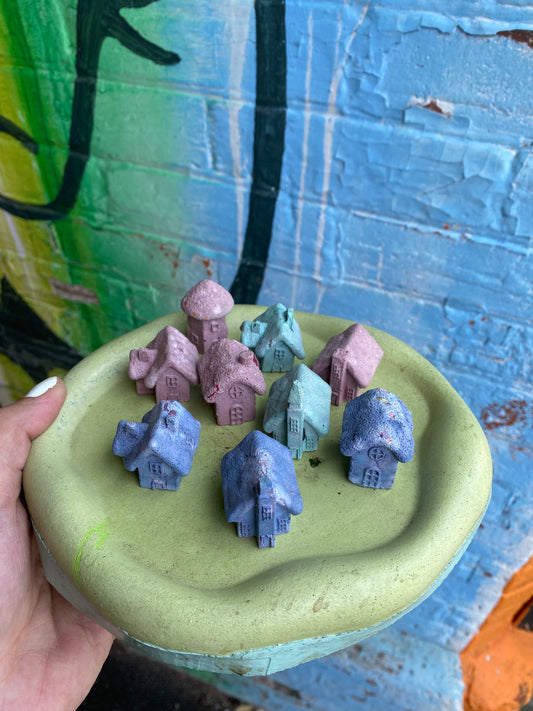 Concrete Fairy House -1pc
