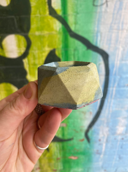 Hexagon 1.5” concrete planter