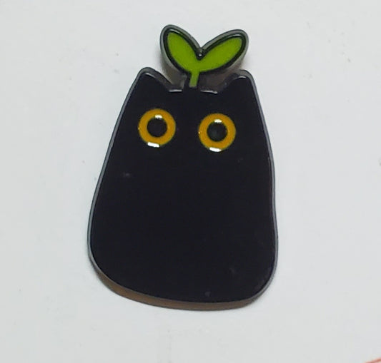 Sprout Cat Enamel Pin