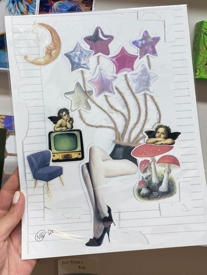 Collage Art Prints 8.5"x11"