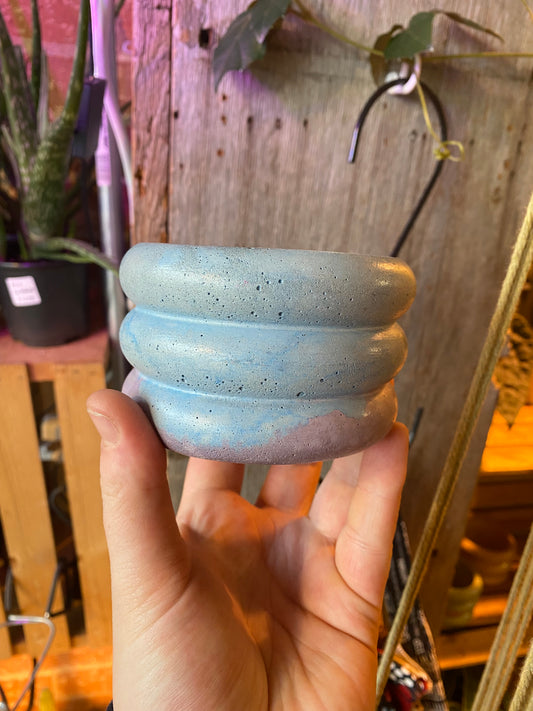 3.5" Concrete Bubble Purple/Blue