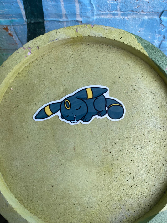 Umbreon sleeping stickers