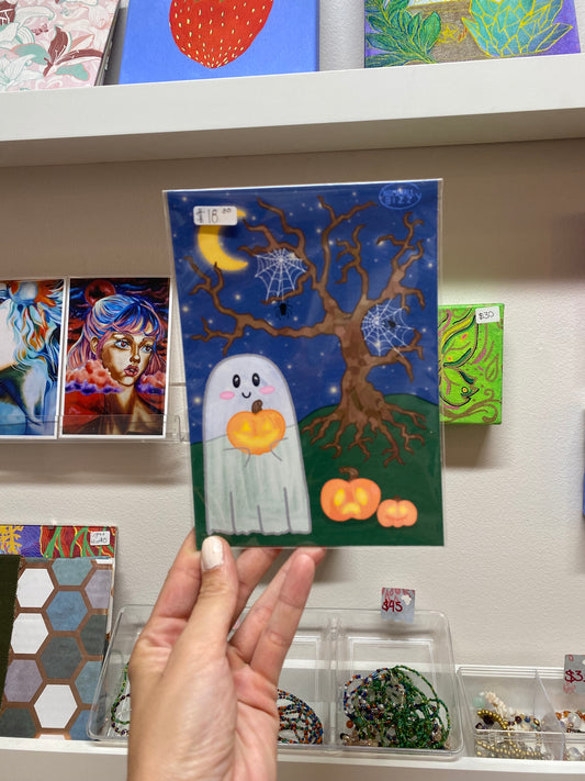 Cute Ghost 5"x7" Art Print