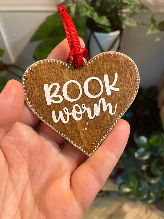 Book Worm Ornament