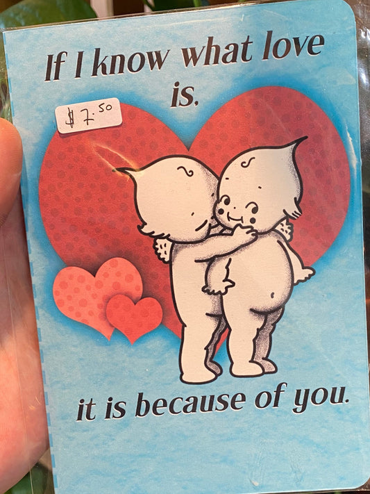 'I know what Love is' card