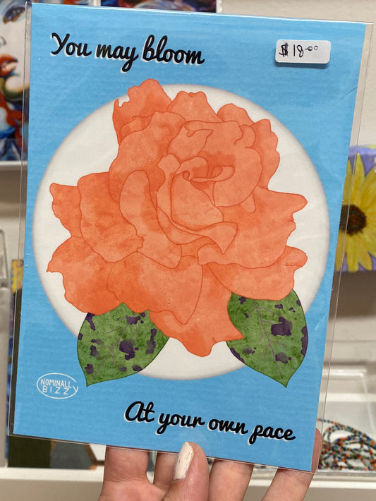 You May Bloom 5"x7" Art Print
