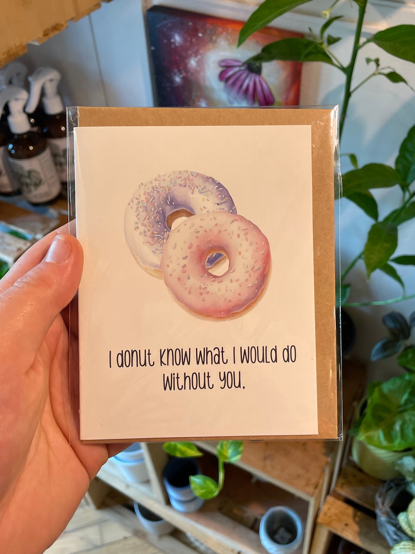 I Donut Know Pun Card