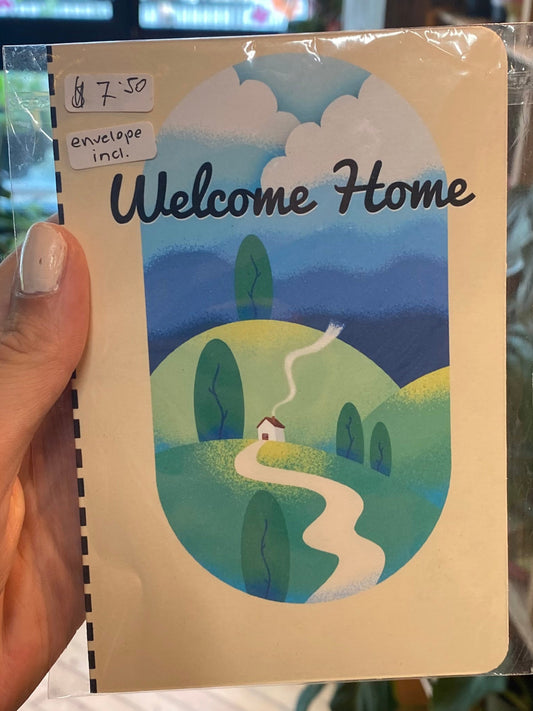 'Welcome Home' card