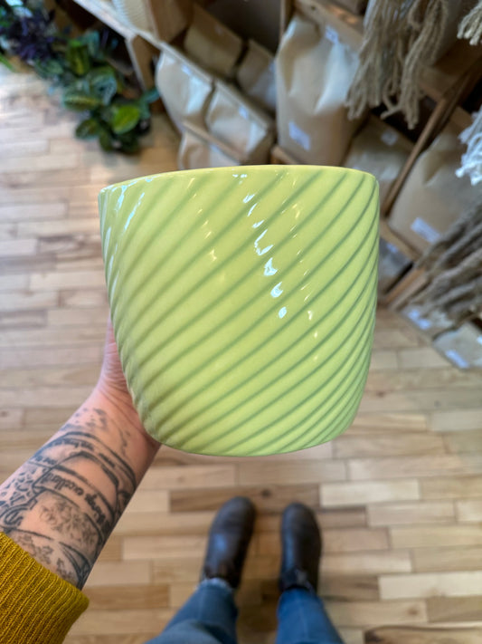 6" Swirl Potcover | Fresh