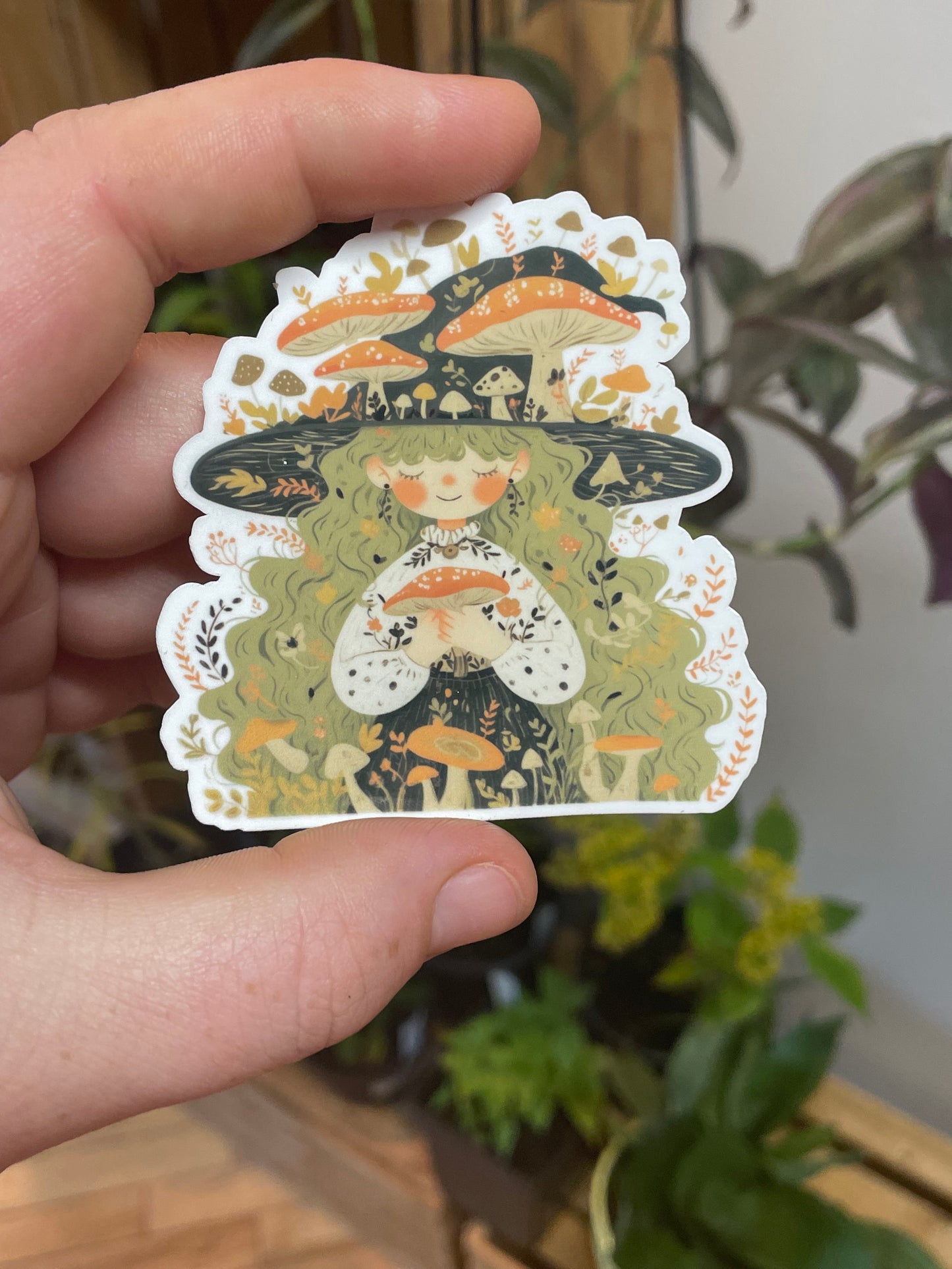 Fungi Witch Sticker