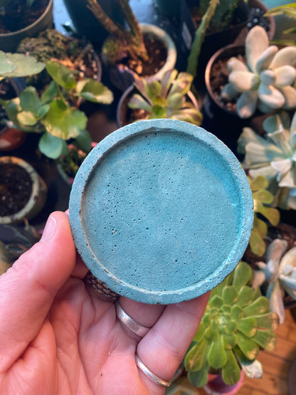 Round Concrete Tray