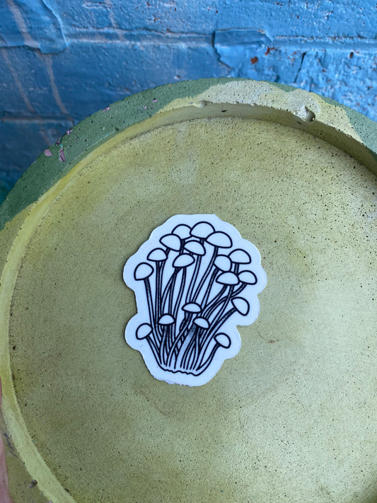 Mushroom sticker