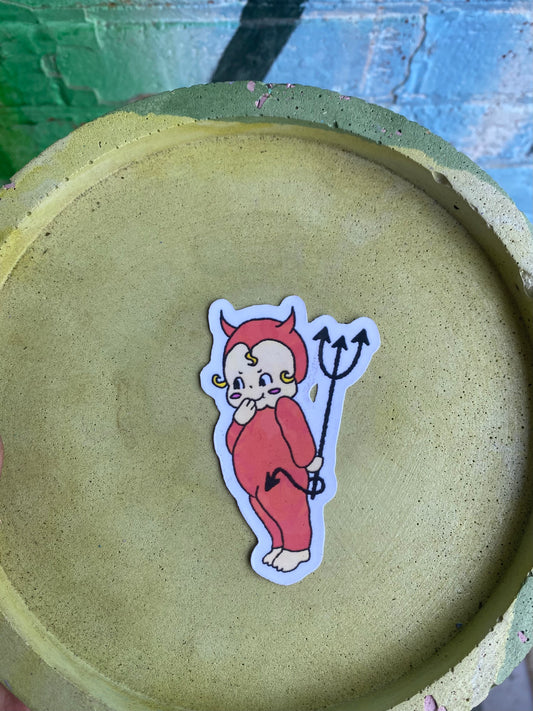 Kewpie doll devil baby
