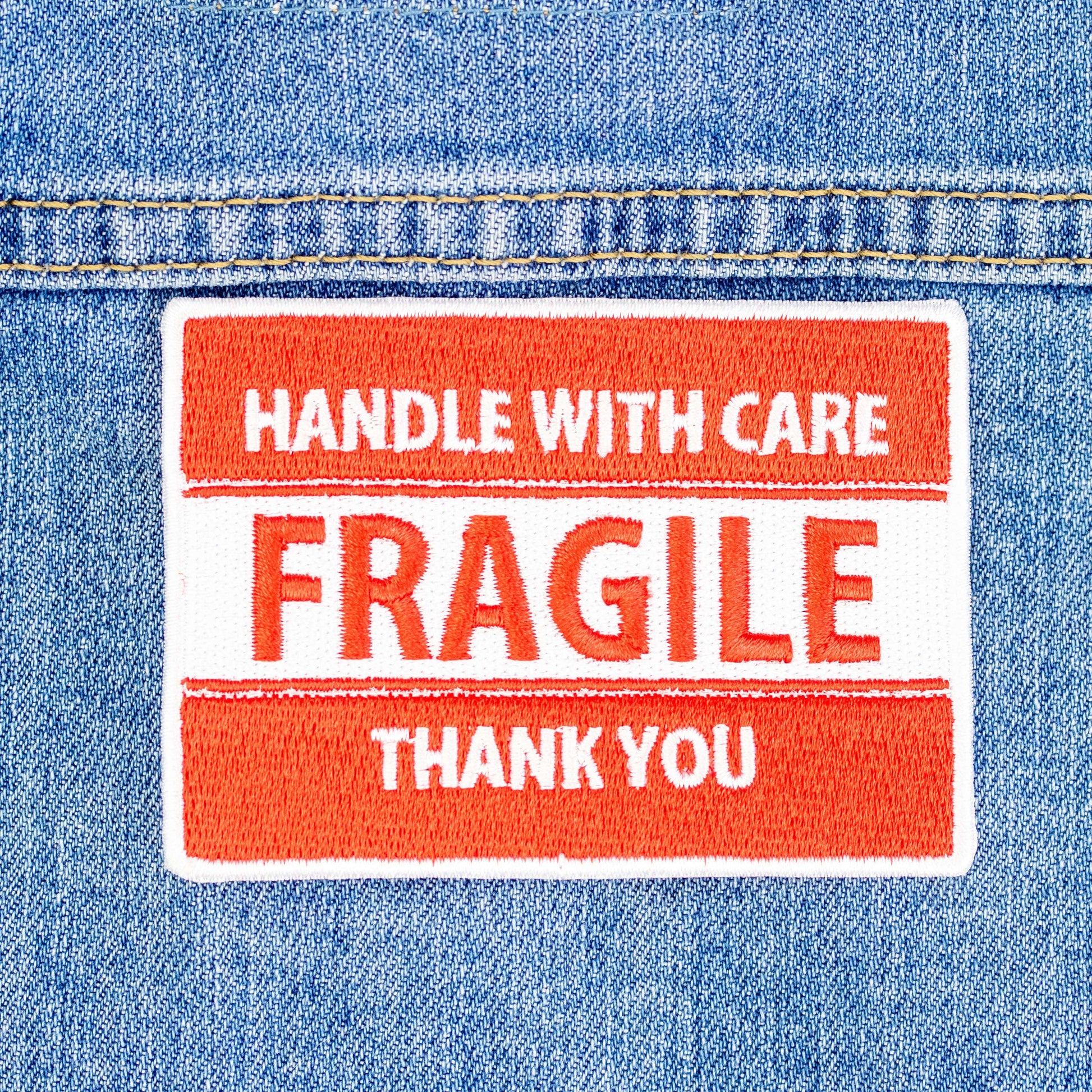 Plant Goals Plant Shop FRAGILE Handle With Care Iron on Patch