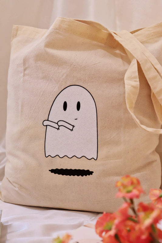 Plant Goals Plant Shop Herbert The Friendly Ghost Tote Bag