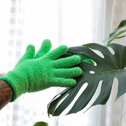 Plant Goals Plant Shop Leaf Shining Microfiber Gloves | Pink