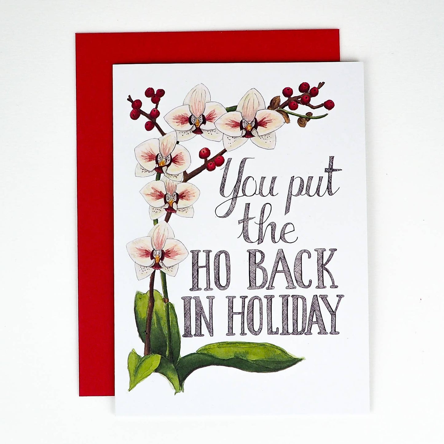 Plant Goals Plant Shop You Put The Ho Back In Holiday Card