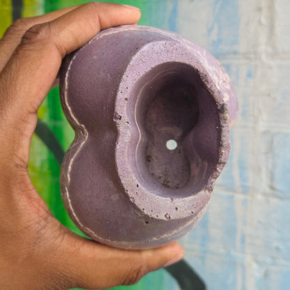 2.5" Concrete Butt Purple w Pink Webbing