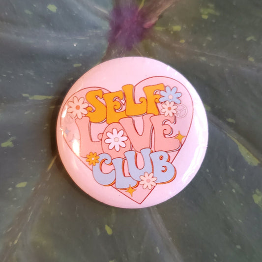 Self Love Club Button