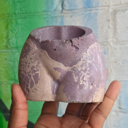 2.5" Concrete Butt Purple w Pink Webbing