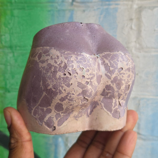 2.5" Concrete Butt Purple w Pink Webbing