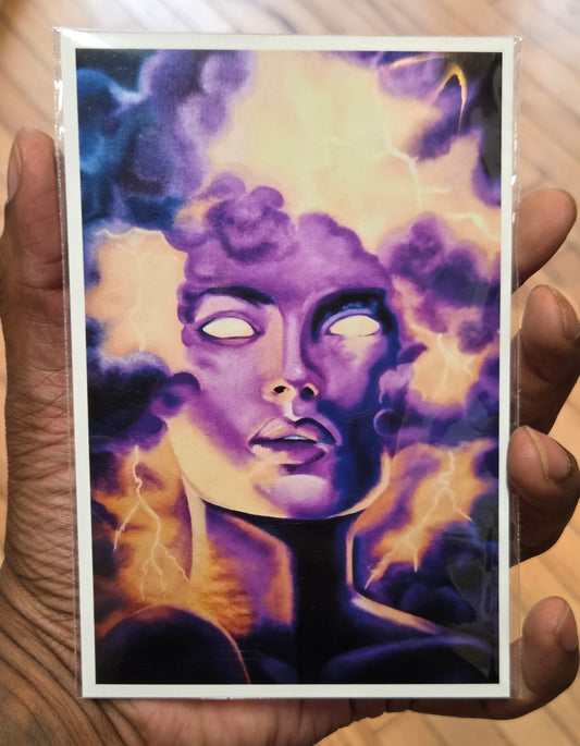 Lightning 4"x6" Art Print