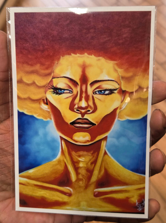 Golden 4"x6" Art Print
