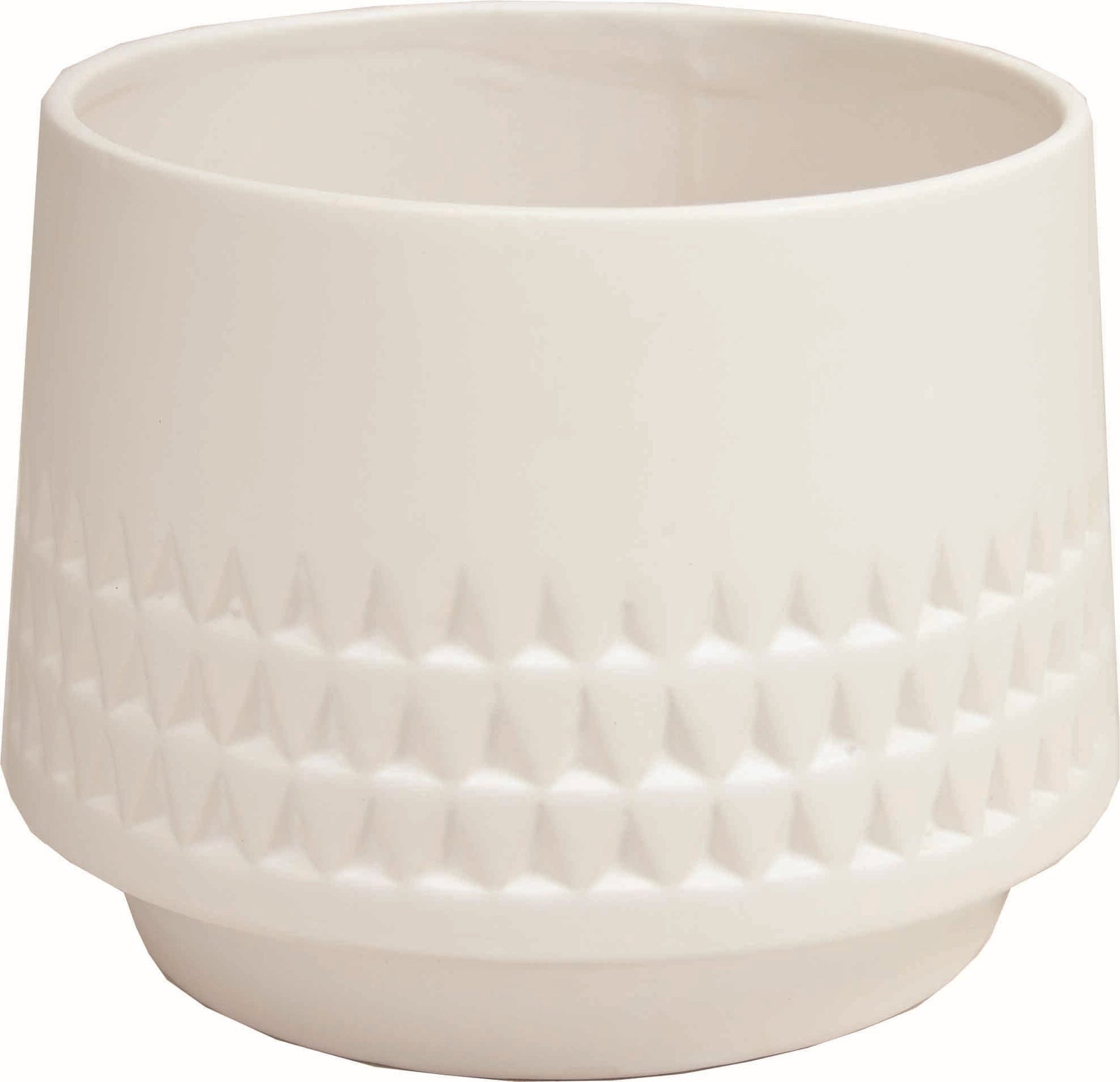 Plant Goals Plant Shop 6.5" Copenhagen Potcover | Matte White