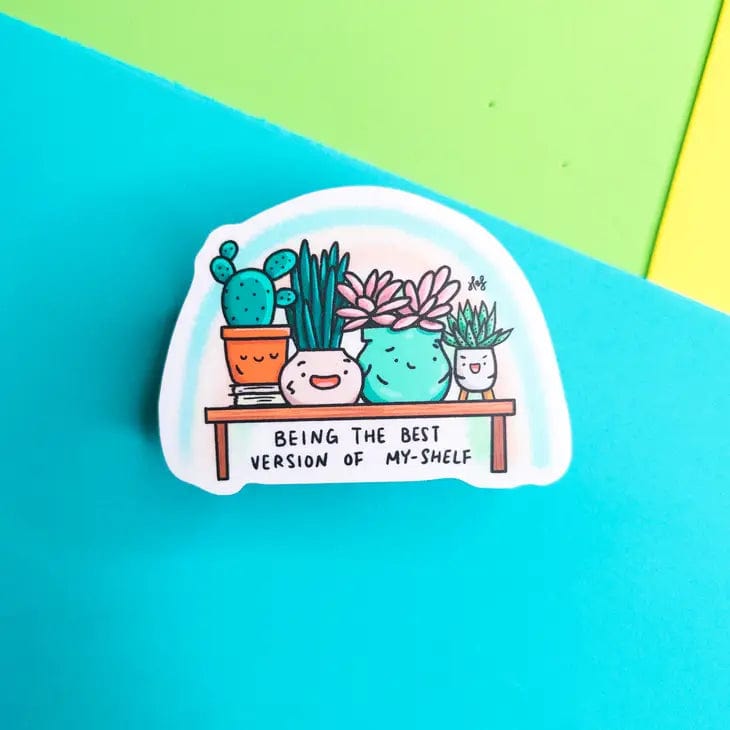 Plant Goals Plant Shop Best Version Of Myself | Vinyl Sticker